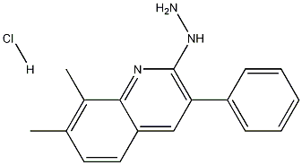2-Hydrazino-7,8-dimethyl-3-phenylquinoline hydrochloride CAS#: 1170788-17-6