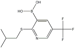 2-(Isobutylthio)-5-(trifluoromethyl)pyridine-3-boronic acid CAS#: 1256345-54-6