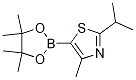 2-Isopropyl-4-methyl-5-(4,4,5,5-tetramethyl-1,3,2-dioxaborolan-2-yl)thiazole CAS#: 1218789-55-9