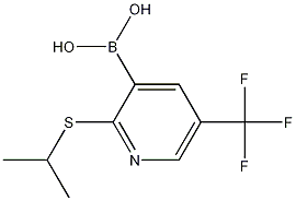 2-(Isopropylthio)-5-(trifluoromethyl)pyridin-3-ylboronic acid CAS#: 1256345-52-4