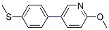 2-Methoxy-5-[4-(Methylsulfanyl)phenyl]pyridine CAS#: 1381944-73-5