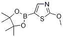 2-Methoxy-5-(4,4,5,5-tetramethyl-1,3,2-dioxaborolan-2-yl)-1,3-thiazole CAS#: 1312765-17-5