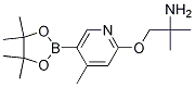 2-Methyl-1-((4-Methyl-5-(4,4,5,5-tetraMethyl-1,3,2-dioxaborolan-2-yl)pyridin-2-yl)oxy)propan-2-aMine CAS#: 1354911-22-0