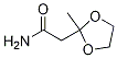 2-Methyl-1,3-dioxolane-2-acetaMide CAS#: 70829-14-0