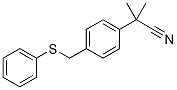2-Methyl-2-(4-(phenylthioMethyl)phenyl)propanenitrile CAS#: 1185311-16-3