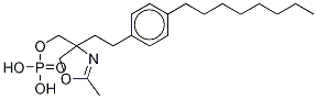 2-Methyl-4-[2-(4-octylphenyl)ethyl]-4,5-dihydro-1,3-oxazol-4-yl-methyl Phosphate CAS#: 1246819-15-7