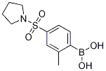 2-Methyl-4-(pyrrolidin-1-ylsulfonyl)phenylboronic acid CAS#: 1217501-51-3