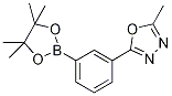 2-Methyl-5-[3-(4,4,5,5-tetramethyl-1,3,2-dioxaborolan-2-yl)phenyl]-1,3,4-oxadiazole CAS#: 1119090-20-8