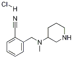 2-[(Methyl-piperidin-3-yl-aMino)-Methyl]-benzonitrile hydrochloride CAS#: 1353972-47-0