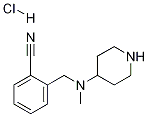 2-[(Methyl-piperidin-4-yl-aMino)-Methyl]-benzonitrile hydrochloride CAS#: 1289386-29-3