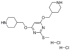 2-Methylsulfanyl-4,6-bis-(piperidin-4-ylMethoxy)-pyriMidine dihydrochloride CAS#: 1353980-46-7