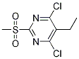 2-Methylsulfonyl-4,6-dichloro-5-ethylpyriMidine CAS#: 1263314-16-4