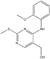 2-(Methylthio)-4-[(2-methoxyphenyl)amino]-5-Pyrimidinemethanol CAS#: 1082599-84-5