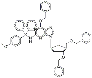 2-N-[(4-Methoxyphenyl)-diphenylMethyl]-4,6'-O-dibenzyl ent-Entecavir CAS#: 1354695-79-6