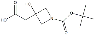 2-(N-tert-butoxycarbonyl-3-hydroxyazetidin-3-yl)acetic acid CAS#: 1154760-03-8