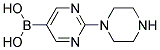 (2-PIPERAZIN-1-YLPYRIMIDIN-5-YL)BORONIC ACID CAS#: 1176001-52-7