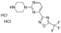 2-Piperazin-1-yl-4-[5-(trifluoromethyl)-1,2,4-oxadiazol-3-yl]pyrimidine dihydrochloride CAS#: 1177093-00-3