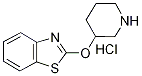 2-(Piperidin-3-yloxy)-benzothiazole hydrochloride, 98+% C12H15ClN2OS, 分子量 270.78 CAS#: 1185314-80-0