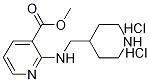 2-[(Piperidin-4-ylMethyl)-aMino]-nicotinic acid Methyl ester dihydrochloride, 98+% C13H21Cl2N3O2, 分子量 322.23 CAS#: 1185308-97-7