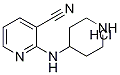 2-(Piperidin-4-ylaMino)-nicotinonitrile hydrochloride, 98+% C11H15ClN4, 分子量 238.72 CAS#: 1185309-59-4