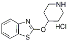 2-(Piperidin-4-yloxy)-benzothiazole hydrochloride, 98+% C12H14N2OS, 分子量 270.78 CAS#: 1185319-37-2