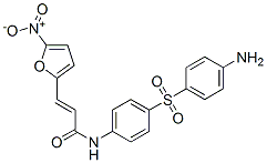 2-Propenamide, N-4-(4-aminophenyl)sulfonylphenyl-3-(5-nitro-2-furanyl)- CAS#: 71949-40-1