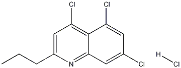 2-Propyl-4,5,7-trichloroquinoline hydrochloride CAS#: 1204812-24-7