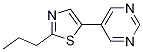 2-Propyl-5-(pyrimidin-5-yl)thiazole CAS#: 1109226-43-8