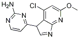 2-PyriMidinaMine, 4-(4-chloro-6-Methoxy-3H-pyrrolo[2,3-b]pyridin-3-yl)- CAS#: 1203569-96-3
