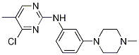 2-PyriMidinaMine, 4-chloro-5-Methyl-N-[3-(4-Methyl-1-piperazinyl)phenyl]- CAS#: 1245646-20-1