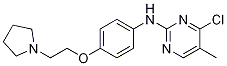 2-PyriMidinaMine, 4-chloro-5-Methyl-N-[4-[2-(1-pyrrolidinyl)ethoxy]phenyl]- CAS#: 1138473-55-8