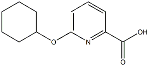 2 - Pyridinecarboxylic acid, 6 - (cyclohexyloxy) CAS#: 1215727-89-1