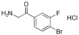 2-amino-1-(4-bromo-3-fluorophenyl)ethanone hydrochloride CAS#: 1260679-52-4