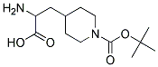 2-amino-3-[1-(tert-butoxycarbonyl)piperidin-4-yl]propanoic acid CAS#: 1255666-24-0