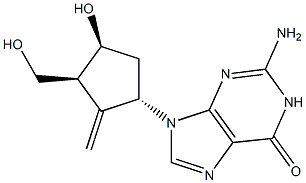 2-amino-9-((1S,3S,4S)-4-hydroxy-3-(hydroxymethyl)-2-methylenecyclopentyl)-1,9-dihydro-6H-purin-6-one CAS#: 1367369-77-4