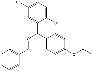 2-((benzyloxy)(4-ethoxyphenyl)methyl)-4-bromo-1-chlorobenzene CAS#: 1298086-15-3