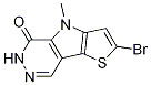 2-broMo-4,6-dihydro-4-Methyl-5H-Thieno[2',3':4,5]pyrrolo[2,3-d]pyridazin-5-one CAS#: 1221186-56-6