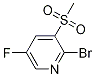 2-broMo-5-fluoro-3-(Methylsulfonyl)pyridine CAS#: 1357945-20-0
