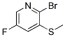 2-broMo-5-fluoro-3-(Methylthio)pyridine CAS#: 1357946-44-1