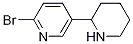 2-broMo-5-(piperidin-2-yl)pyridine CAS#: 1270360-24-1