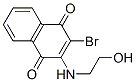 2-bromo-3-[(2-hydroxyethyl)amino]-1,4-naphthoquinone CAS#: 70979-67-8