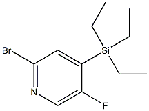 2-bromo-5-fluoro-4-(triethylsilyl)pyridine CAS#: 1387561-09-2
