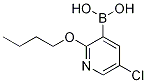 2-butoxy-5-chloropyridin-3-ylboronic acid CAS#: 1217501-44-4