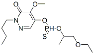 2-butyl-5-(ethoxy-propan-2-yloxy-phosphinothioyl)oxy-4-methoxy-pyridaz in-3-one CAS#: 72538-13-7
