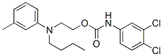 2-[butyl(3-methylphenyl)amino]ethyl (3,4-dichlorophenyl)carbamate CAS#: 70660-48-9