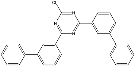 2-chloro-4,6-di(biphenyl-3-yl)-1,3,5-triazine CAS#: 1205748-61-3