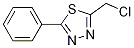 2-(chloroMethyl)-5-phenyl-1,3,4-thiadiazole CAS#: 70390-94-2