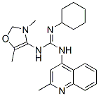 2-cyclohexyl-1-(3,5-dimethyloxazol-4-yl)-3-(2-methylquinolin-4-yl)guan idine CAS#: 71079-30-6