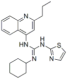 2-cyclohexyl-3-(2-propylquinolin-4-yl)-1-(1,3-thiazol-2-yl)guanidine CAS#: 71079-78-2