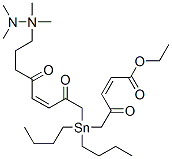 2-(dimethylamino)ethyl (Z,Z)-11,11-dibutyl-2-methyl-6,9,13-trioxo-2-aza-11-stannahexadeca-7,14-dien-16-oate CAS#: 70942-31-3